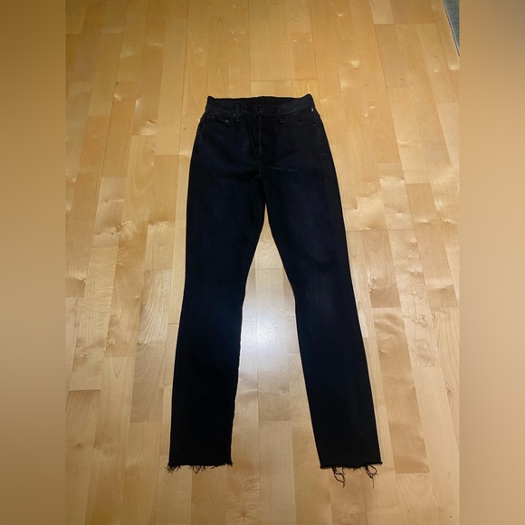 MOTHER
Super Swooner Skinny in blackbird - Picture 4 of 8